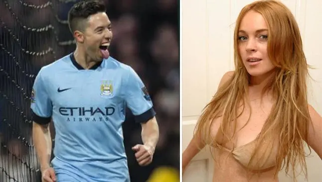 Nasri habría engañado a su novia con Lindsay Lohan