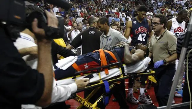 Paul George es operado tras fractura de pierna