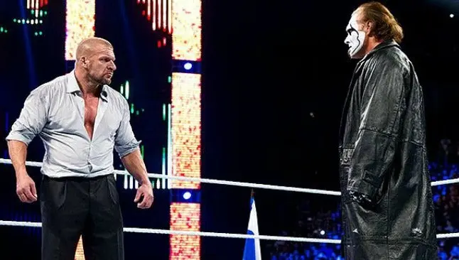 Triple H reta cara a cara a Sting en el WWE Fast Lane