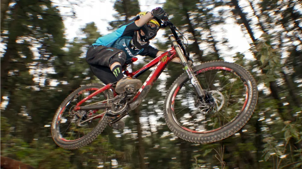 Lorena Dromundo, en la Final del Mundial de Downhil