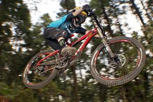 Lorena Dromundo, en la Final del Mundial de Downhil