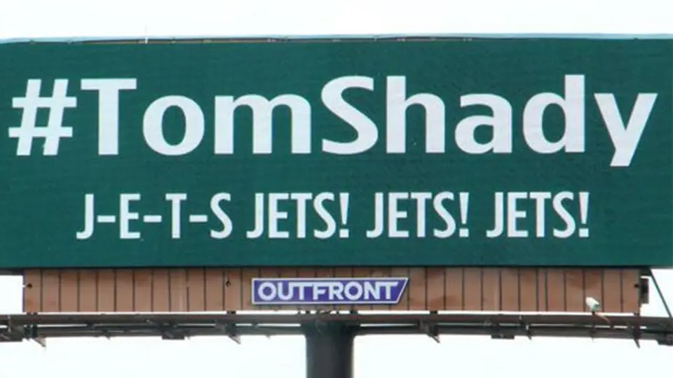 Aficionados de los Jets se burlan de Brady en anuncios