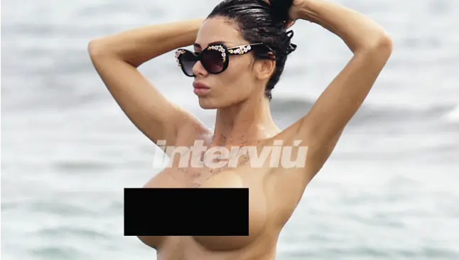 Supuesta novia de Neymar se desnuda en Ibiza
