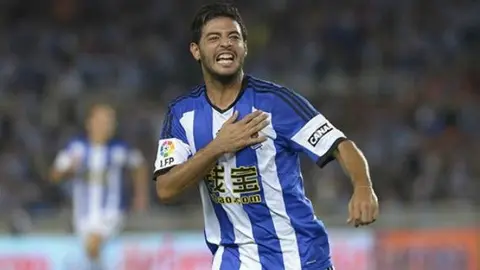 Carlos Vela, el jugador del mes en La Liga de España