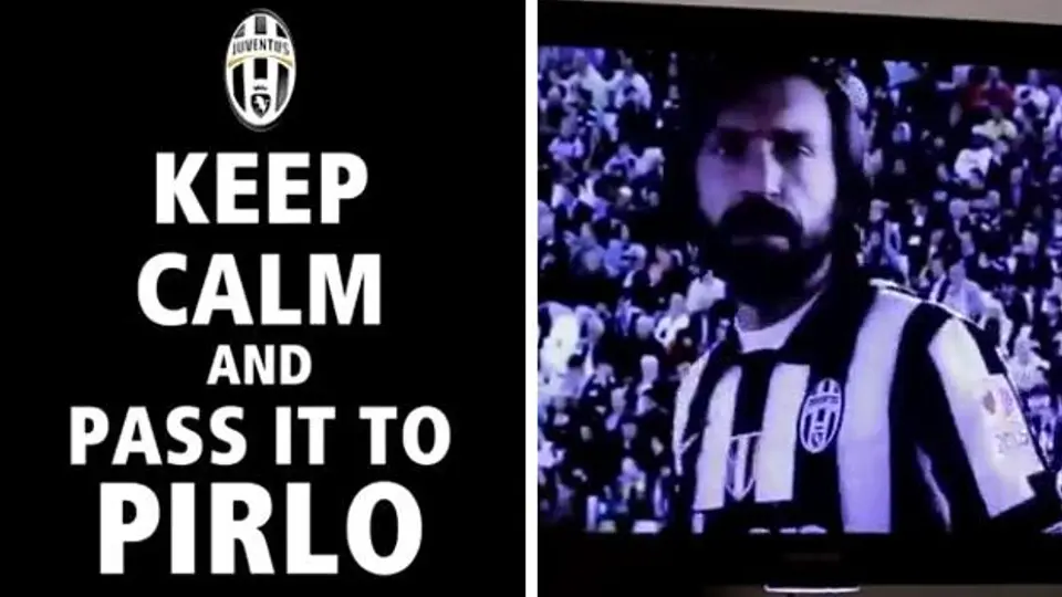 Juventus lanza campaña: 'Mantengan la calma y pasen el balón a Pirlo'