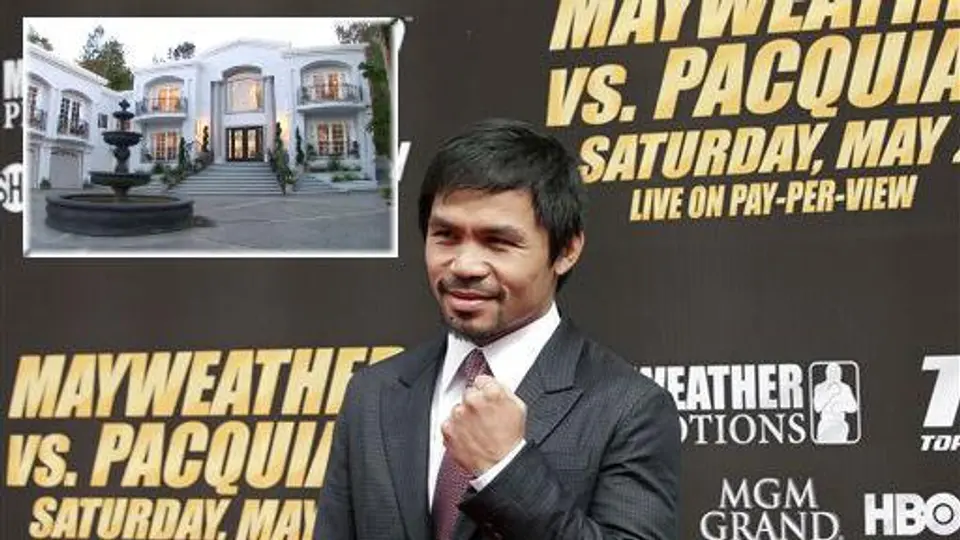 Pacquiao estrena lujosa mansión en Beverly Hills