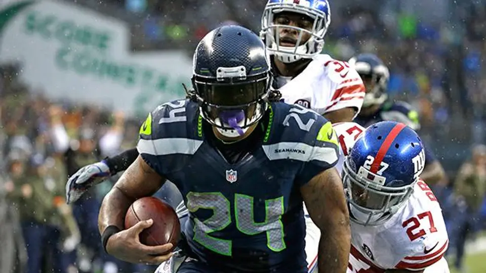 Marshawn Lynch, clave en la victoria de Seattle