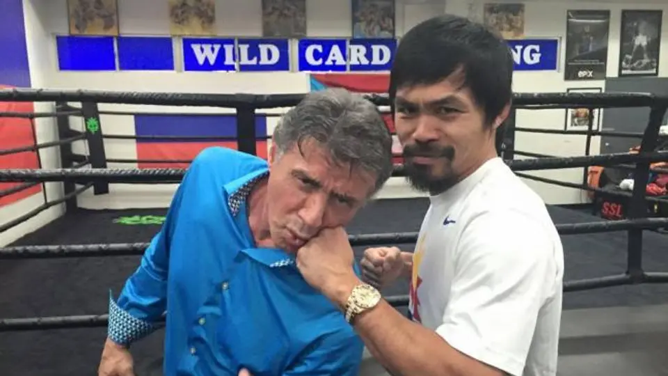 'Rocky' se declara admirador de Pacquiao