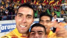 Morelia celebra gol con selfie