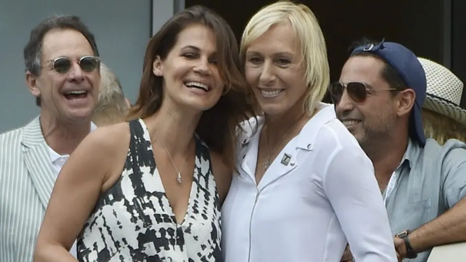 Navratilova pide matrimonio a su pareja en el US Open