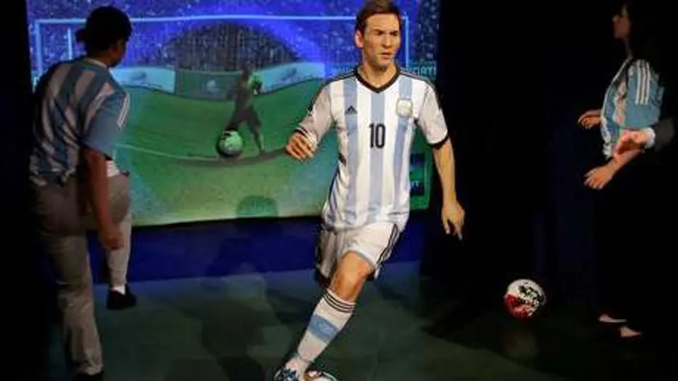 Presentan figura de cera de Messi en Nueva York