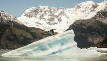 Errington y Bonifay realizan wakeboard en glaciares