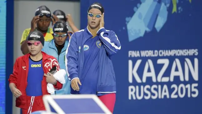 Niña de 10 años debuta en Mundial de Natación