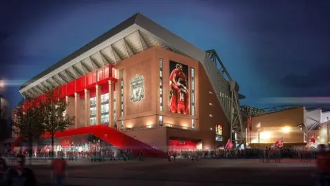 Liverpool comenzará con ampliación del Estadio Anfield