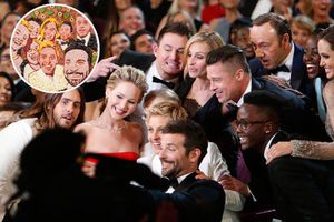 Mejores momentos de los Oscar, plasmados en pizza