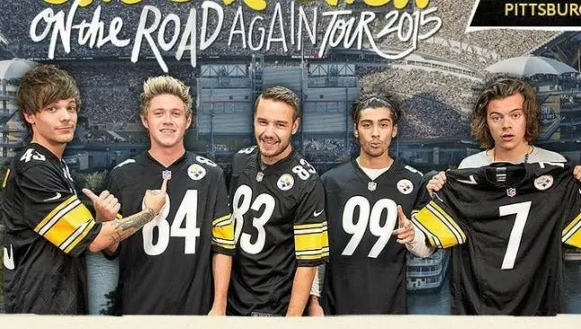 One Direction se 'cuelga' de la NFL