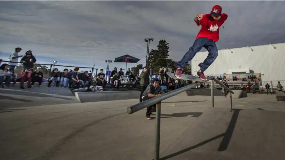 Matías dell Olio, presente en 'Red Bull Skate Arcade'