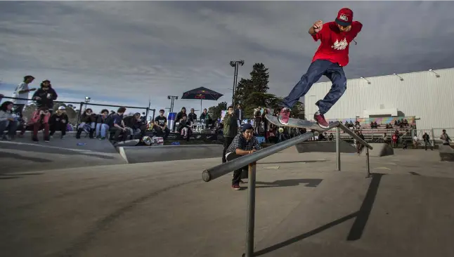 Matías dell Olio, presente en 'Red Bull Skate Arcade'