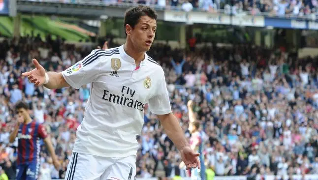 Javier Hernández durante partido del Real Madrid | MEXSPORT