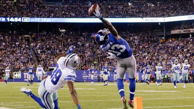 Odell Beckham Jr. realiza la mejor atrapada del año