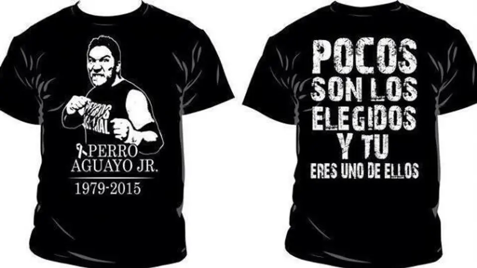 Diseñan playera conmemorativa del Perro Aguayo