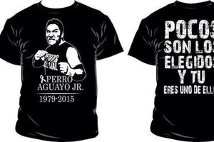 Diseñan playera conmemorativa del Perro Aguayo