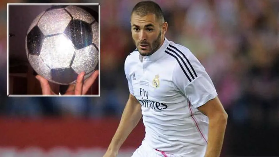 Benzema compra balón de diamantes