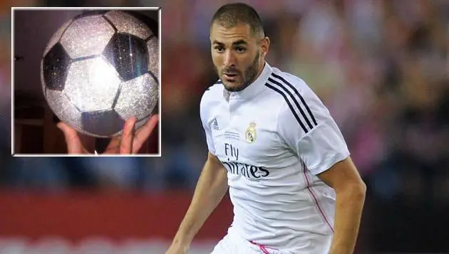 Benzema compra balón de diamantes