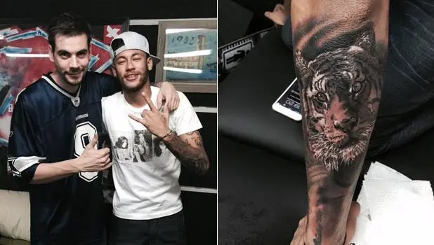 Neymar estrenará tatuaje contra el PSG