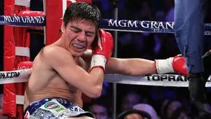 Travieso, con hombro fracturado, pero estable