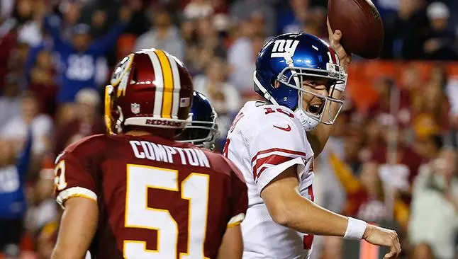Gigantes, una aplanadora contra Washington