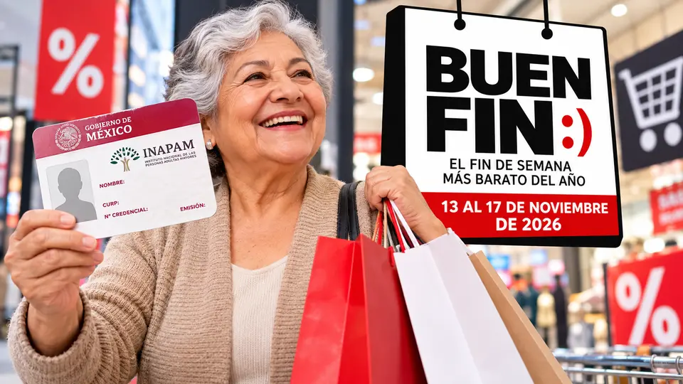 Buen Fin 2026: ¿habrá descuentos extra para adultos mayores con tarjeta INAPAM?