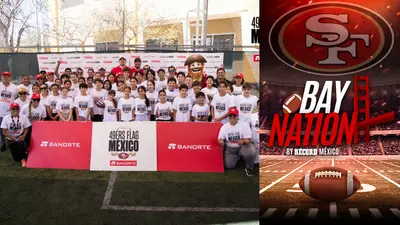 San Francisco 49ers expanden su programa de flag football en México y llegan a la CDMX