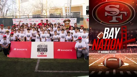 San Francisco 49ers expanden su programa de flag football en México y llegan a la CDMX