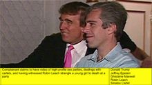 Nuevos archivos del caso Epstein vinculan a Trump con fiestas del Cártel de Sinaloa