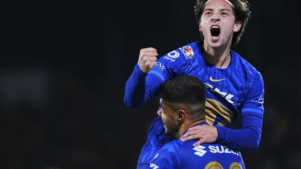 Jordan festejando su gol ante Santos l IMAGO7