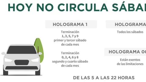 Los vehículos con holograma 2, foráneos o con permisos provisionales no podrán circular. / iStock