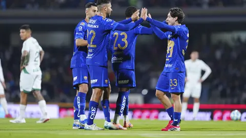 Pumas celebra tras un gol | IMAGO7