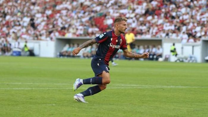 Ciro Immobile en un partido del Bologna en la Serie A | IG @bolognafc1909