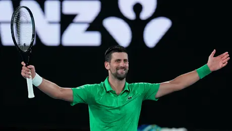 "Te amo, amigo": Djokovic sorprendido por Del Potro tras clasificar a la final ante Alcaraz