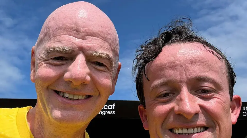 Infantino y Mikel Arriola l X:MikelArriolaP
