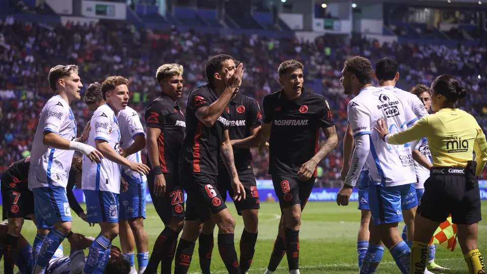 La polémica fue parte del partido entre La Franja y los Diablos | Imago7