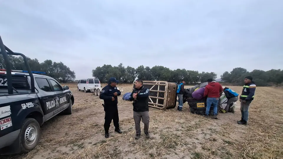 Las caída de los globos aerostáticos se debió al clima que no era el adecuado / X: @VientoInforma