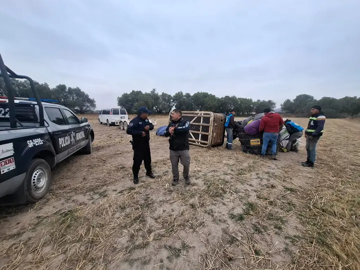 Las caída de los globos aerostáticos se debió al clima que no era el adecuado / X: @VientoInforma