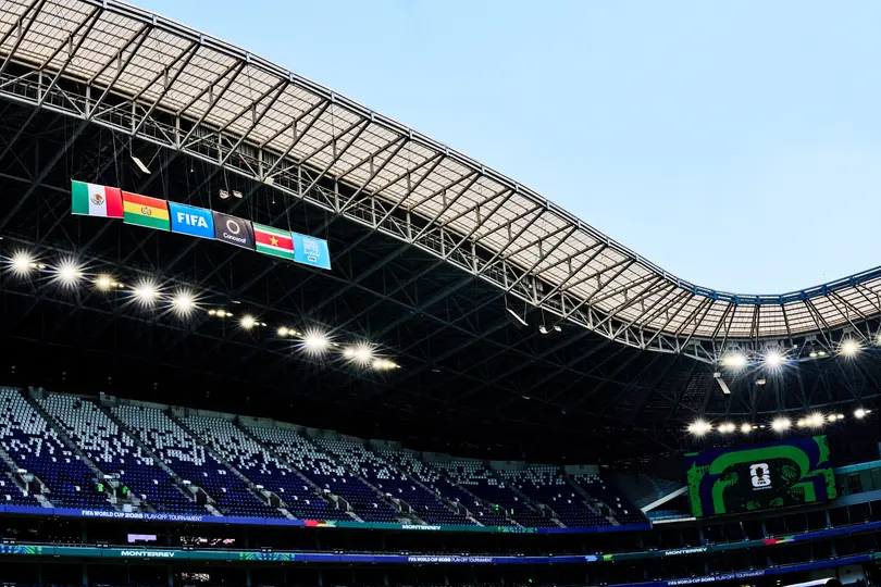 Estadio Monterrey previo al partido entre Surinam y Bolivia en el Repechaje del Mundial 2026 | MEXSPORT