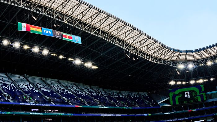 Estadio Monterrey previo al partido entre Surinam y Bolivia en el Repechaje del Mundial 2026 | MEXSPORT
