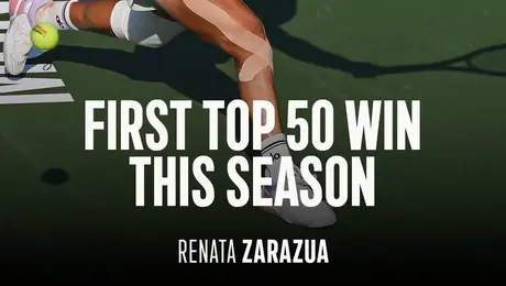 Renata Zarazúa debuta con victoria en el WTA 500 de Charleston con marca histórica incluida