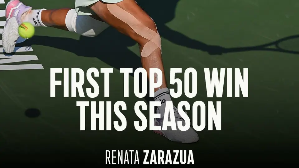 Renata Zarazúa debuta con victoria en el WTA 500 de Charleston con marca histórica incluida
