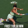 Renata Zarazúa debuta con victoria en el WTA 500 de Charleston con marca histórica incluida