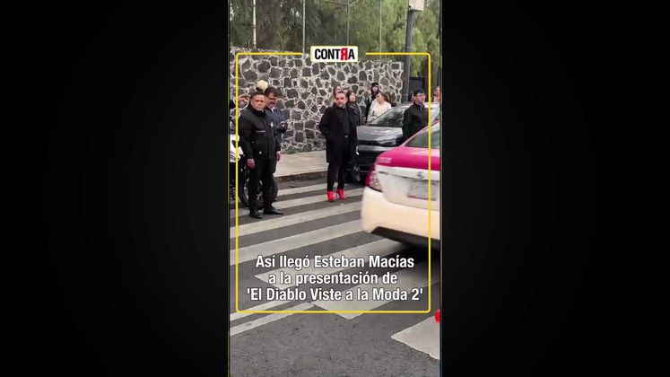 ¡CUÁNTO ESTILO! Ojito al outfit de Esteban Macías en la presentación de El Diablo Viste a La Moda 2